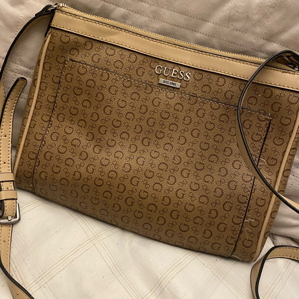 GUESS Brown Tan Women's Bag